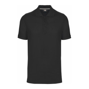 POLO PIQUÉ HOMEM M/M 3 BOT PRETO WK274